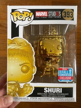 Funko Gold Chrome Shuri Pop! Figure